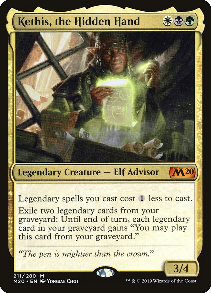 Kethis, the Hidden Hand [Core Set 2020] [Foil]