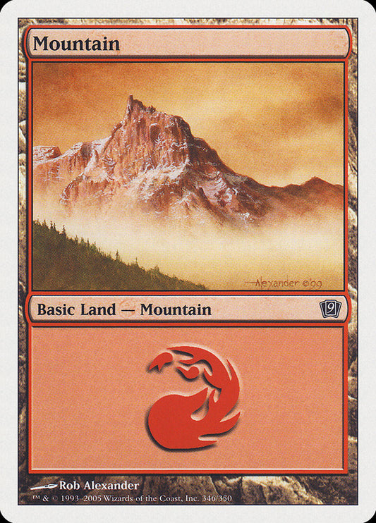 Mountain (346) [Ninth Edition] [Foil]