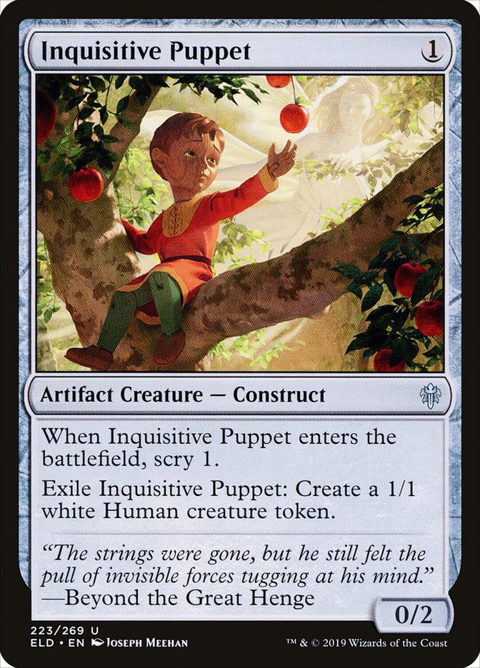 Inquisitive Puppet [Throne of Eldraine] [Foil]
