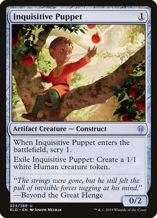 Inquisitive Puppet [Throne of Eldraine] [Foil]