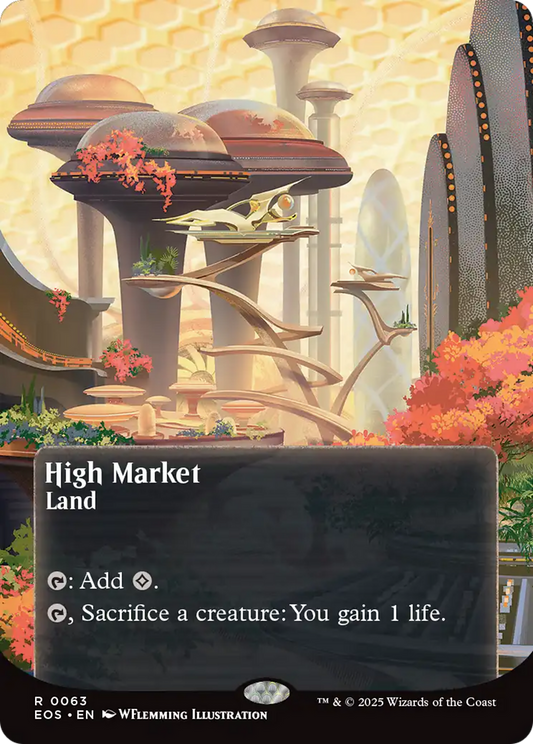 High Market (0063) (Borderless) [Edge of Eternities: Stellar Sights] [Foil]