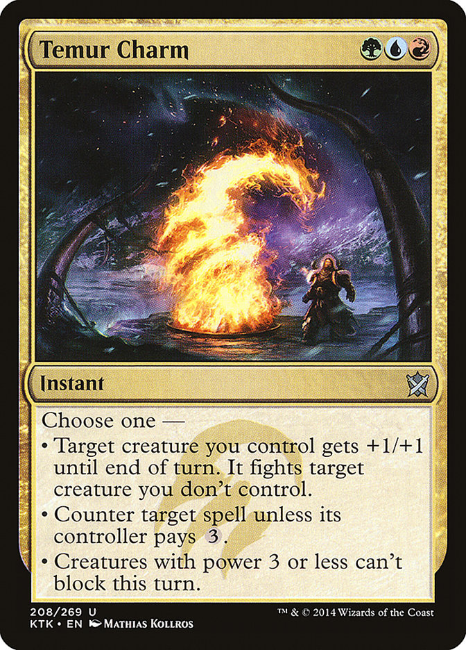Temur Charm [Khans of Tarkir] [Foil]
