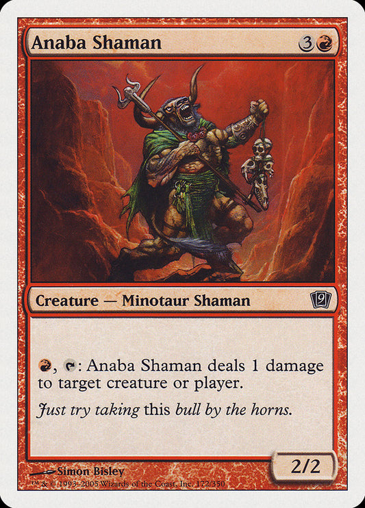 Anaba Shaman [Ninth Edition] [Foil]