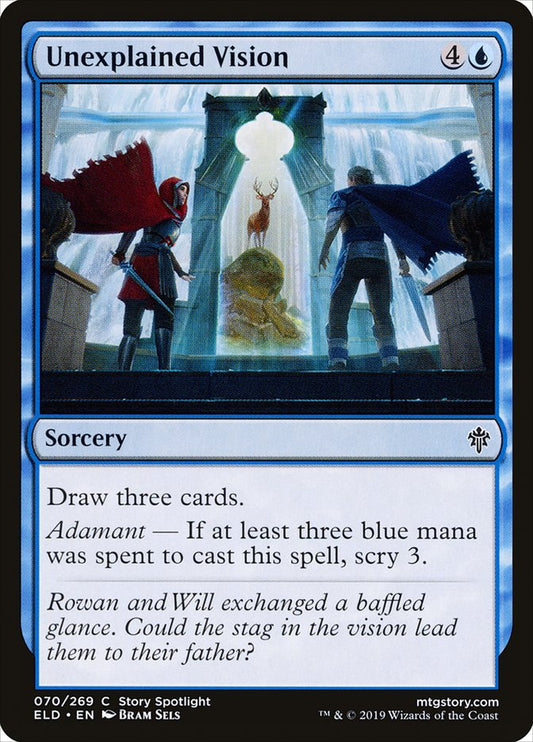 Unexplained Vision [Throne of Eldraine] [Foil]