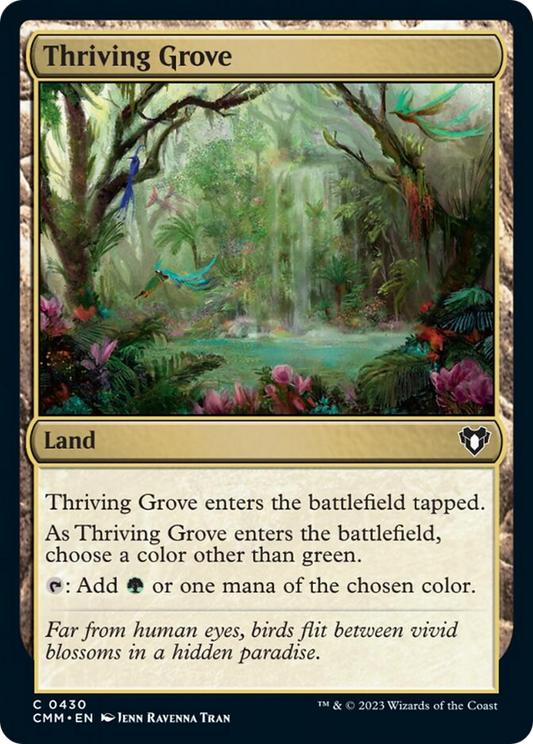 Thriving Grove [Commander Masters] [Foil]