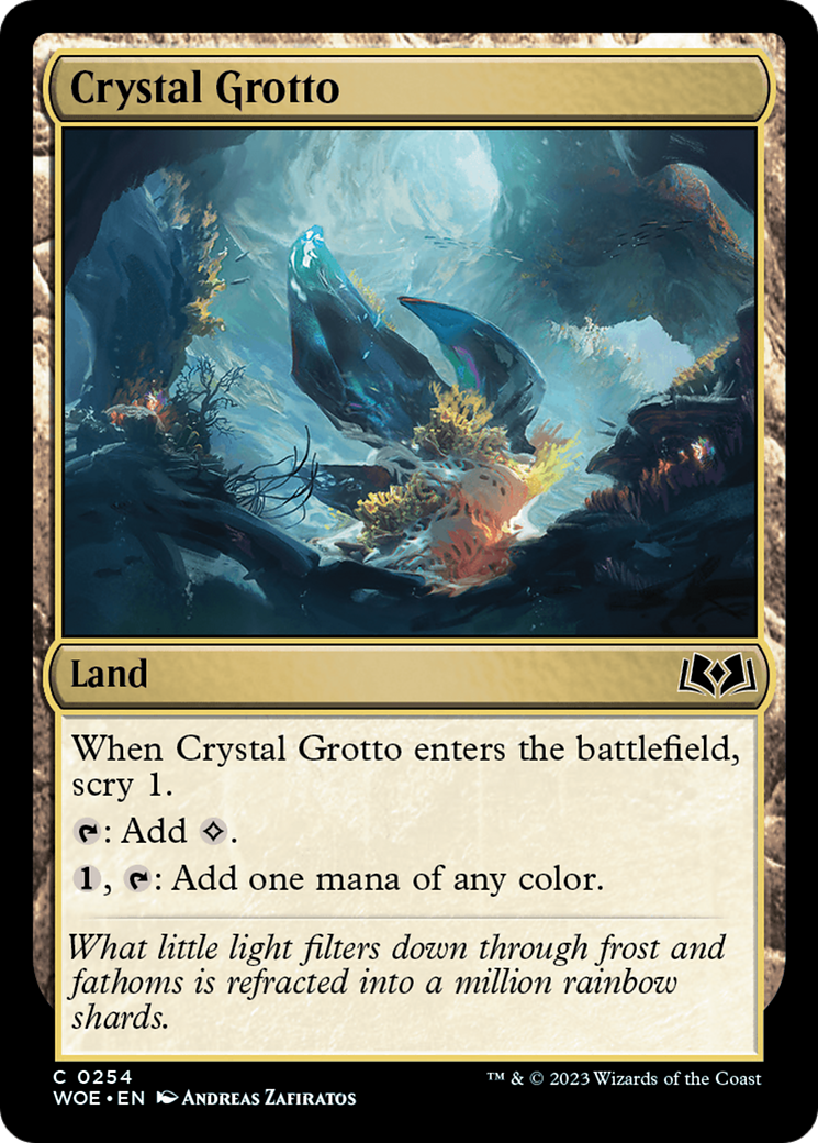 Crystal Grotto [Wilds of Eldraine] [Foil]