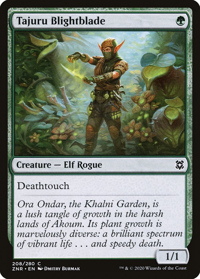 Tajuru Blightblade [Zendikar Rising] [Foil]