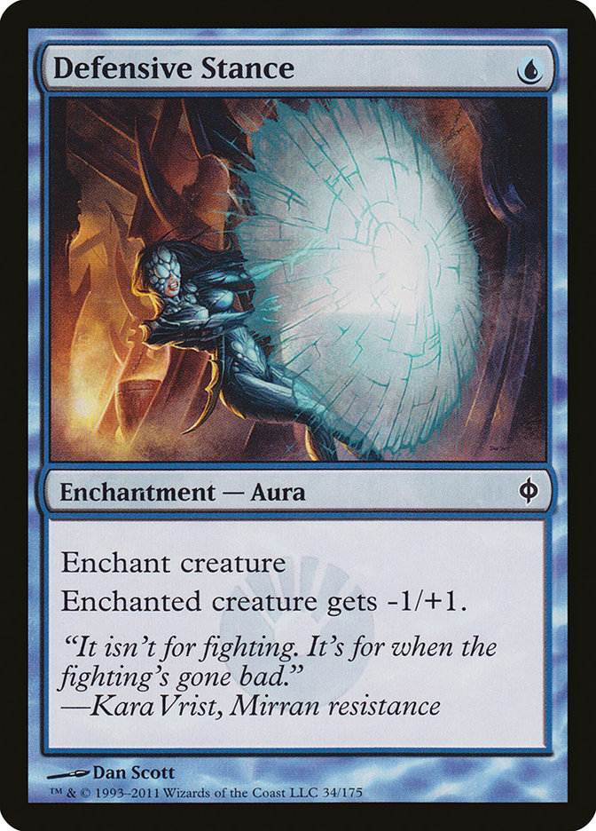 Defensive Stance [New Phyrexia] [Foil]