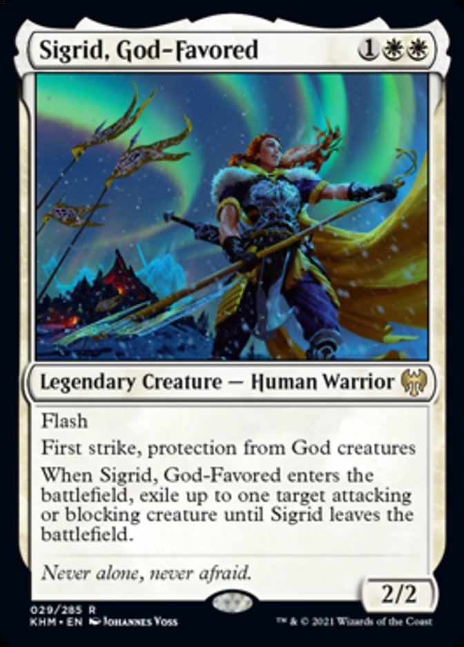 Sigrid, God-Favored [Kaldheim] [Foil]