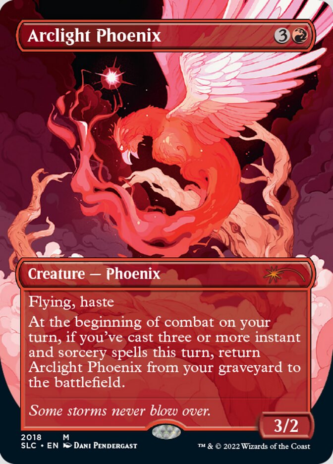 Arclight Phoenix (Borderless) [Secret Lair Countdown Kit] [Foil]