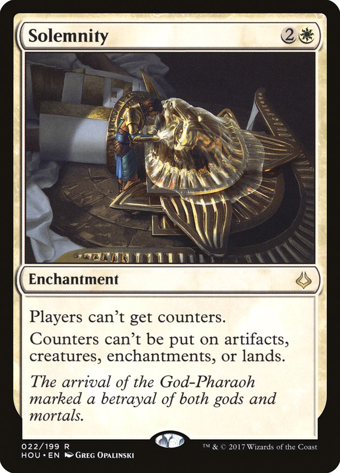 Solemnity [Hour of Devastation] [Foil]