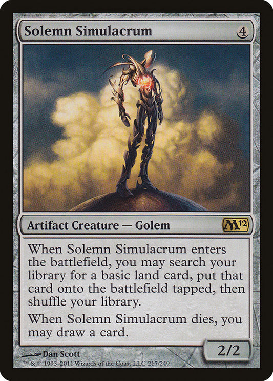 Solemn Simulacrum [Core Set 2012] [Foil]