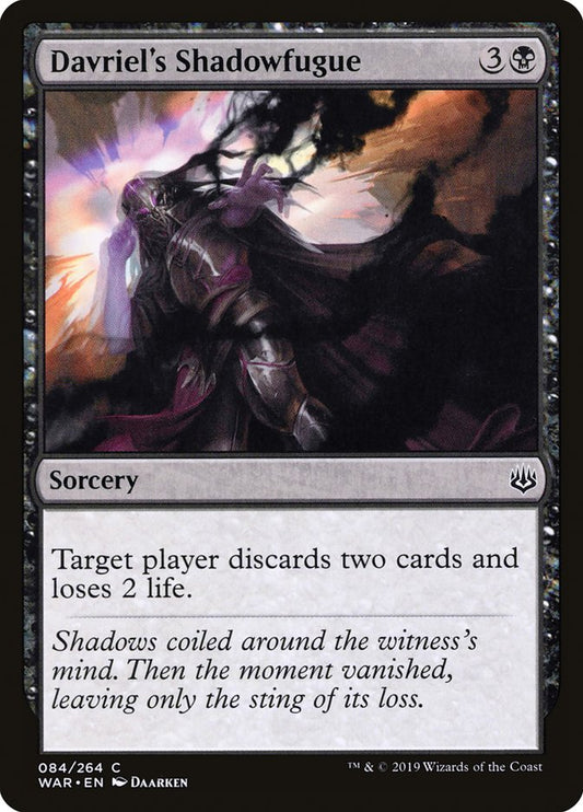 Davriel's Shadowfugue [War of the Spark] [Foil]