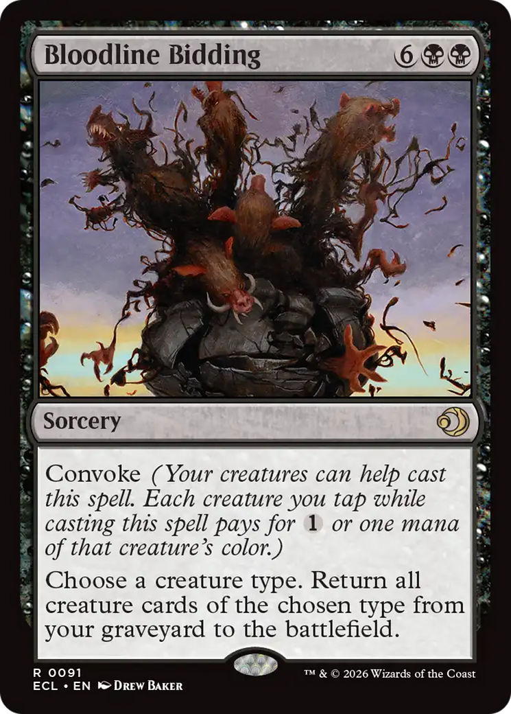 Bloodline Bidding [Lorwyn Eclipsed] [Foil]