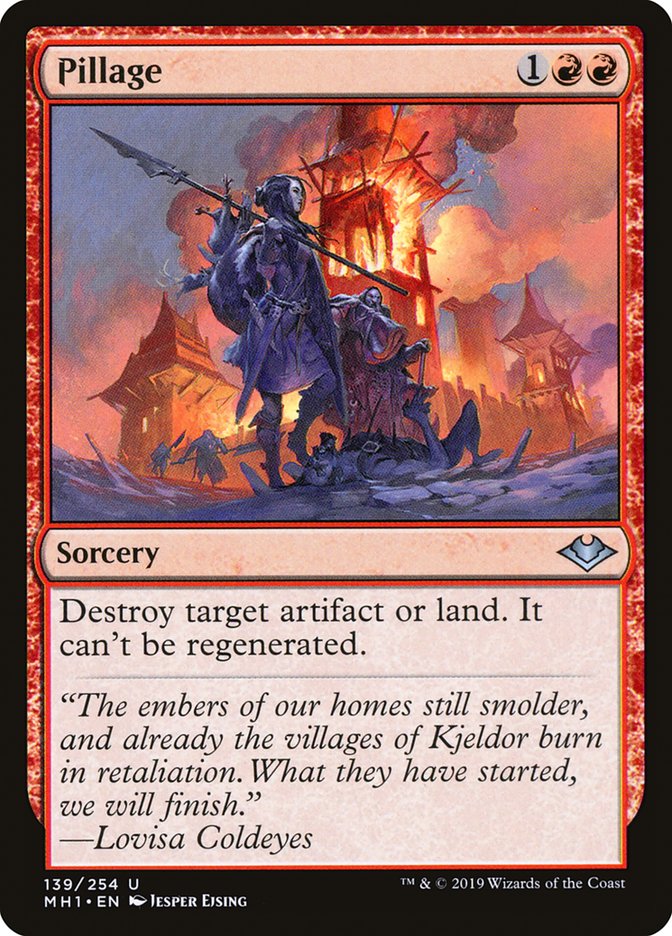 Pillage [Modern Horizons] [Foil]
