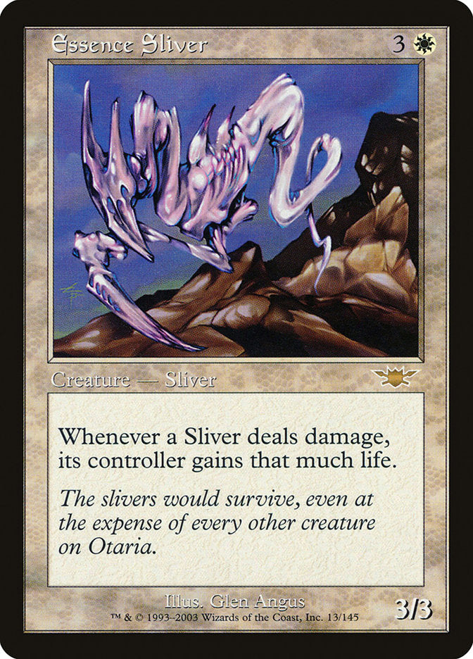 Essence Sliver [Legions] [Foil]