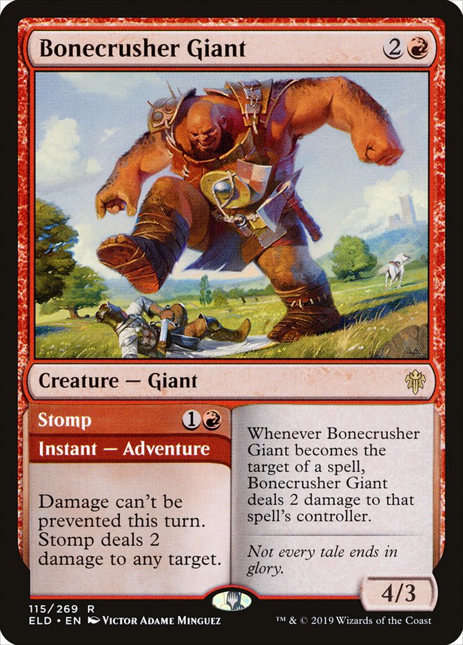 Bonecrusher Giant // Stomp [Throne of Eldraine] [Foil]