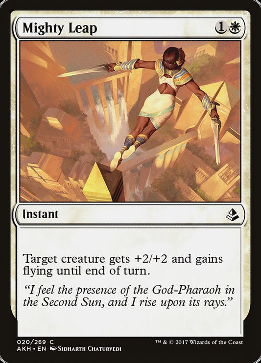 Mighty Leap [Amonkhet] [Foil]