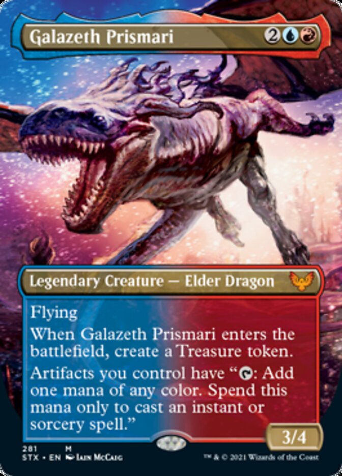 Galazeth Prismari (Borderless Alternate Art) [Strixhaven: School of Mages] [Foil]