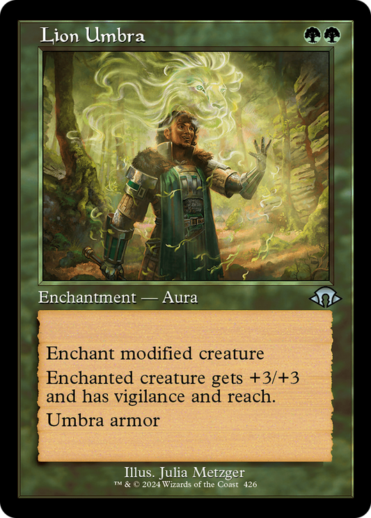 Lion Umbra (Retro Frame) [Modern Horizons 3] [Foil]