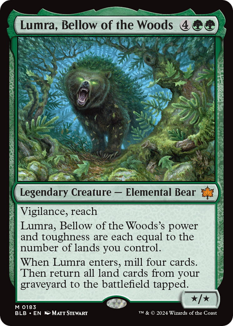 Lumra, Bellow of the Woods [Bloomburrow] [Foil]