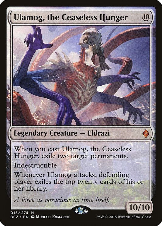 Ulamog, the Ceaseless Hunger [Battle for Zendikar] [Foil]