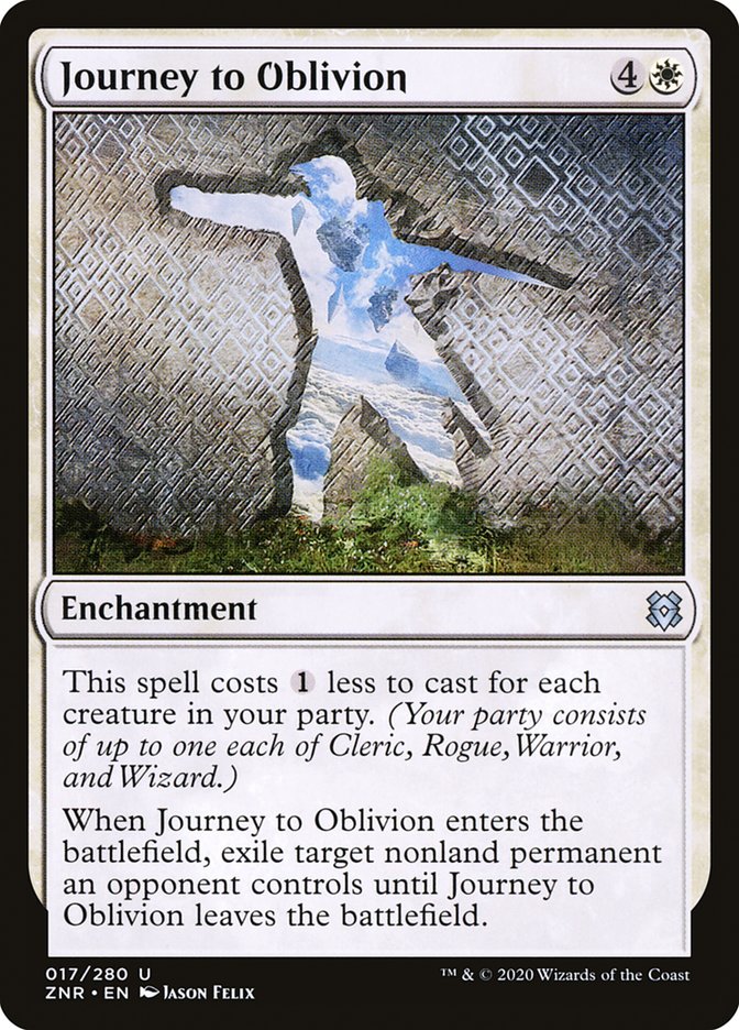 Journey to Oblivion [Zendikar Rising] [Foil]