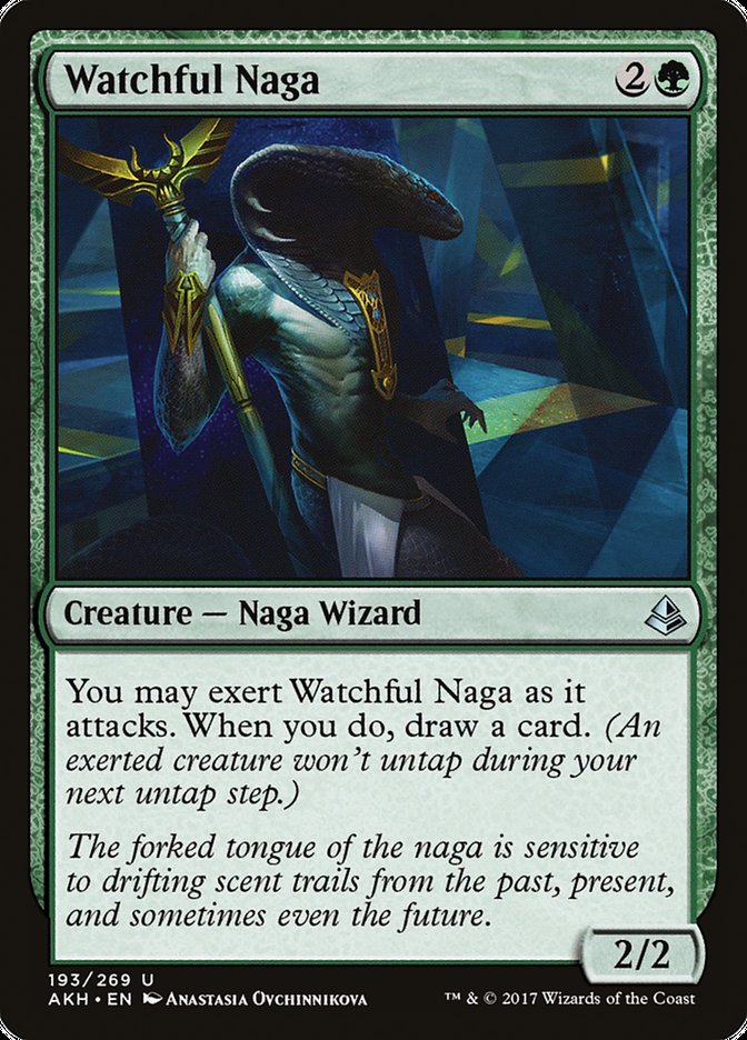 Watchful Naga [Amonkhet] [Foil]