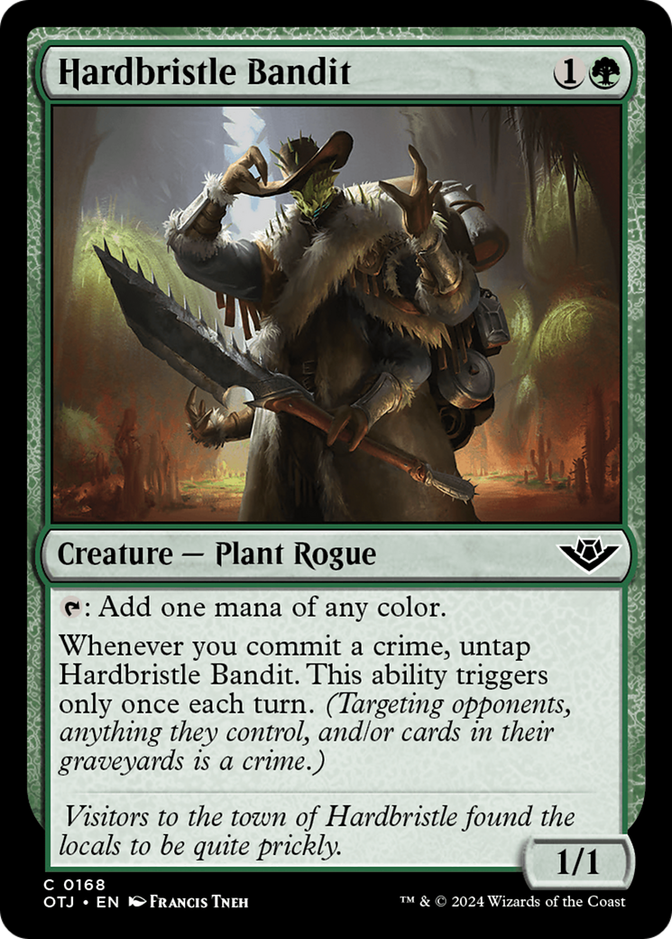 Hardbristle Bandit [Outlaws of Thunder Junction] [Foil]