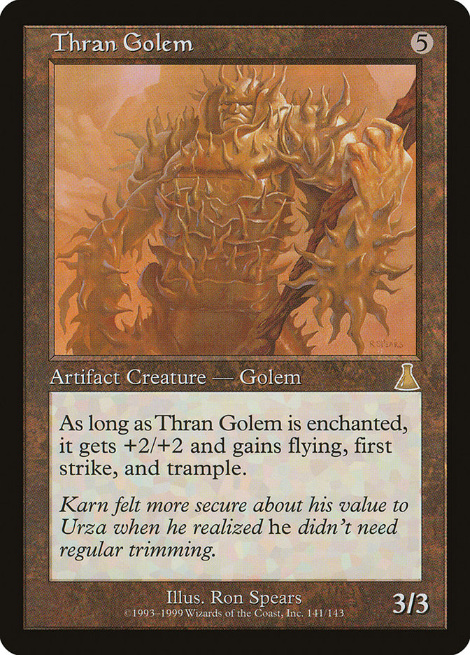 Thran Golem [Urza's Destiny] [Foil]