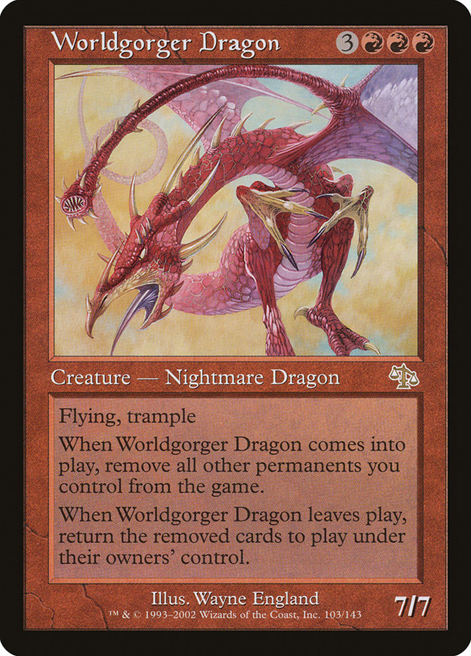 Worldgorger Dragon [Judgment] [Foil]