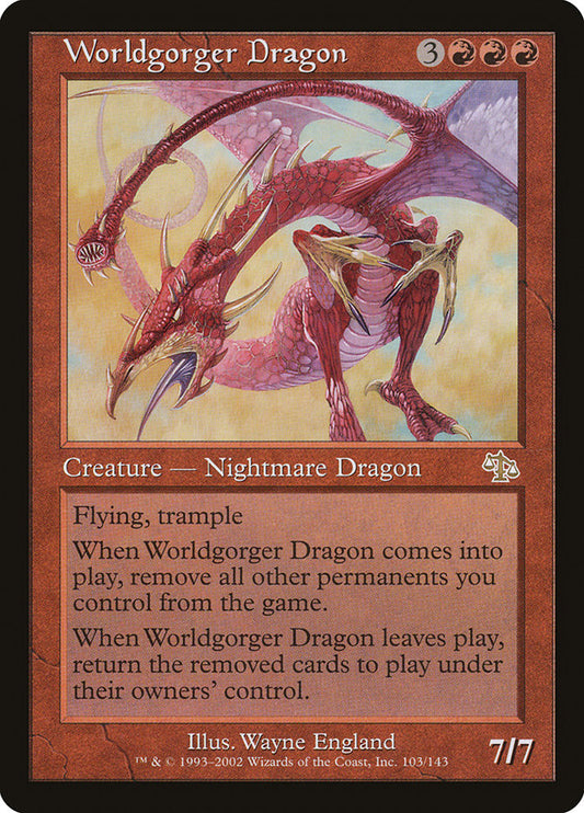 Worldgorger Dragon [Judgment] [Foil]