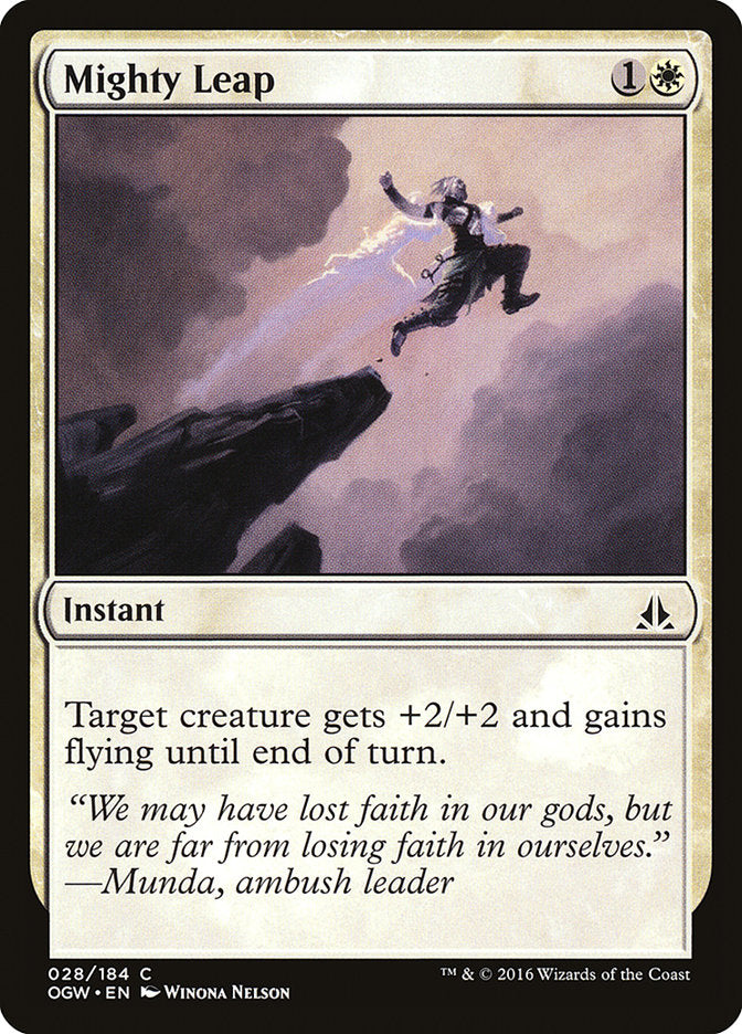 Mighty Leap [Oath of the Gatewatch] [Foil]