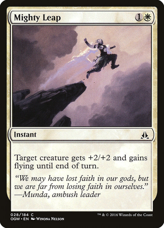 Mighty Leap [Oath of the Gatewatch] [Foil]