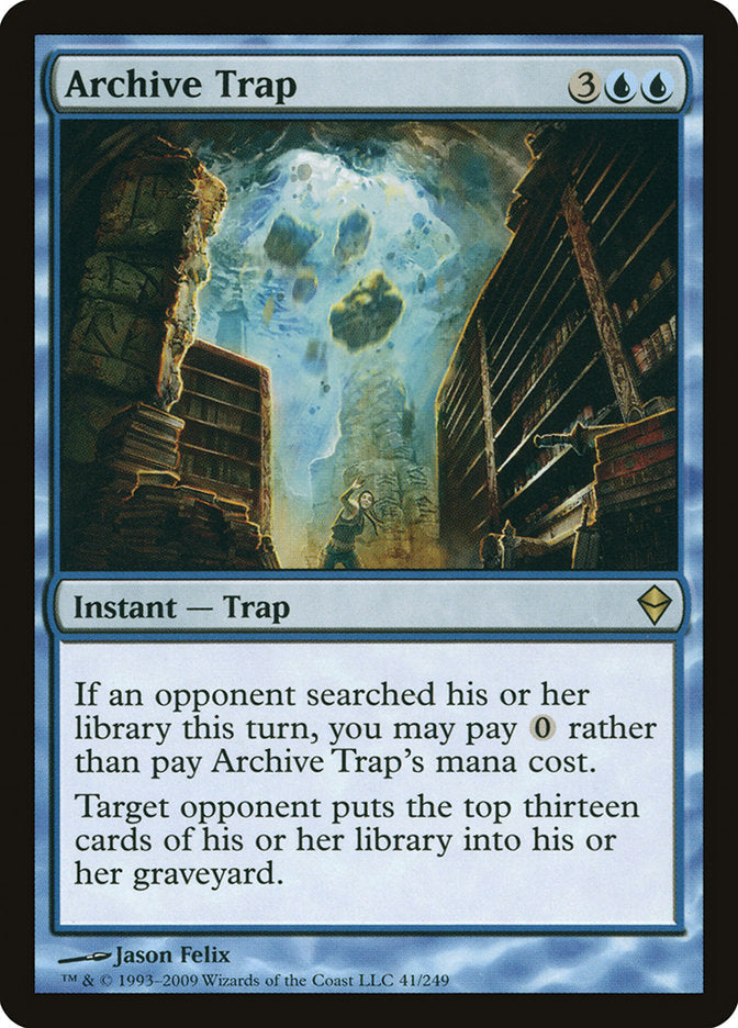 Archive Trap [Zendikar] [Foil]
