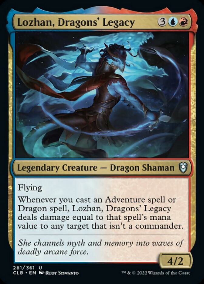 Lozhan, Dragons' Legacy [Commander Legends: Battle for Baldur's Gate] [Foil]