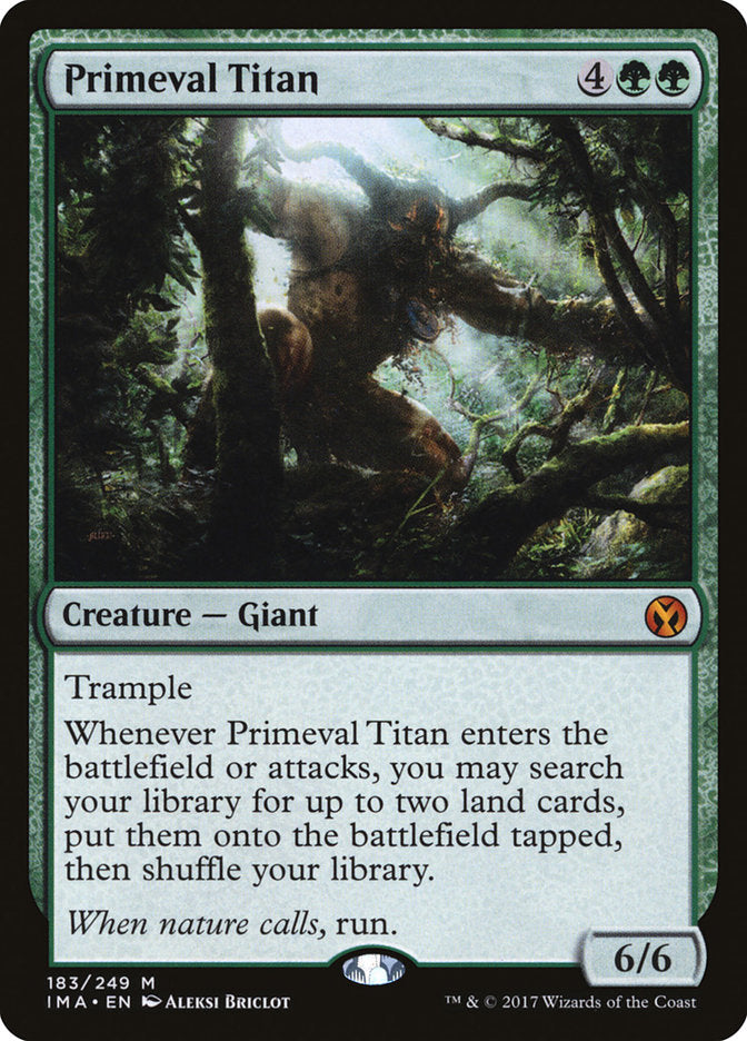 Primeval Titan [Iconic Masters] [Foil]