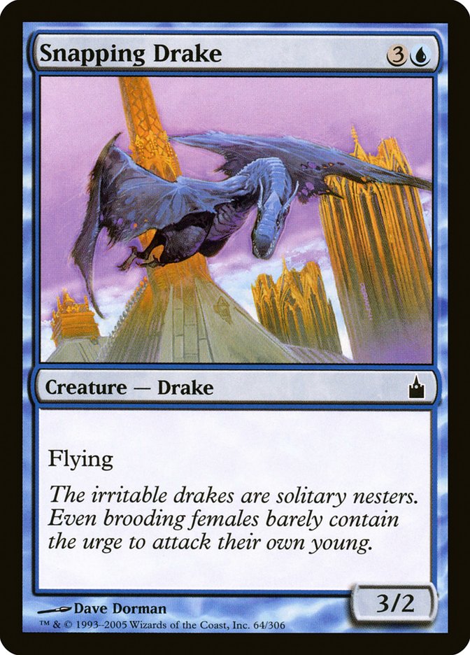 Snapping Drake [Ravnica: City of Guilds] [Foil]