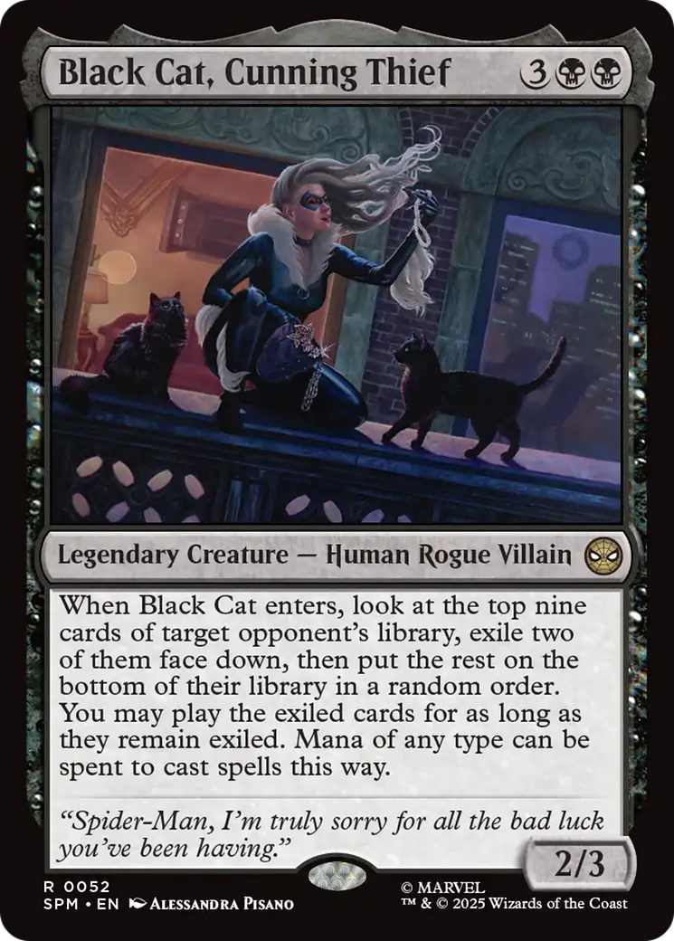 Black Cat, Cunning Thief [Marvel's Spider-Man] [Foil]