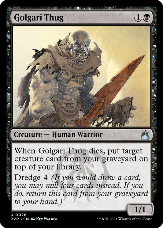 Golgari Thug [Ravnica Remastered] [Foil]