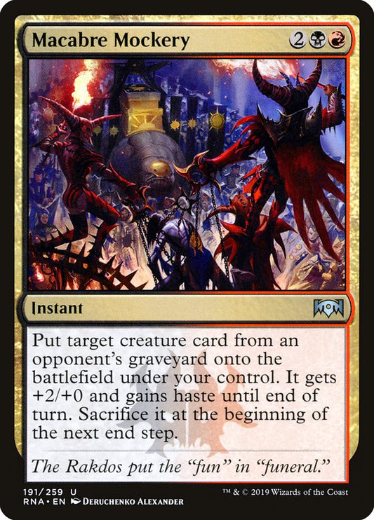Macabre Mockery [Ravnica Allegiance] [Foil]