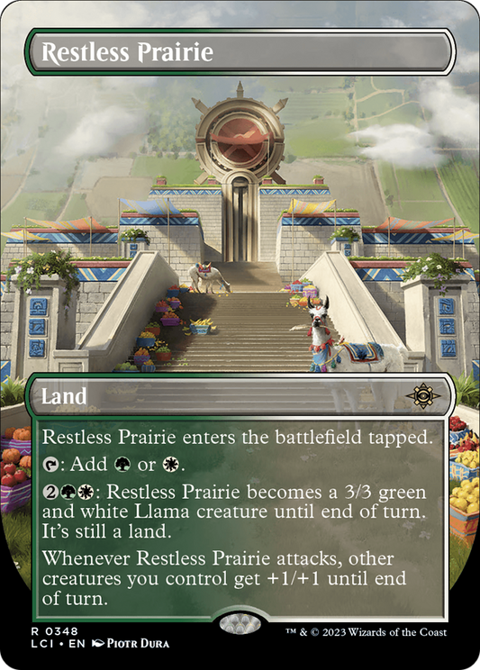 Restless Prairie (Borderless) [The Lost Caverns of Ixalan] [Foil]