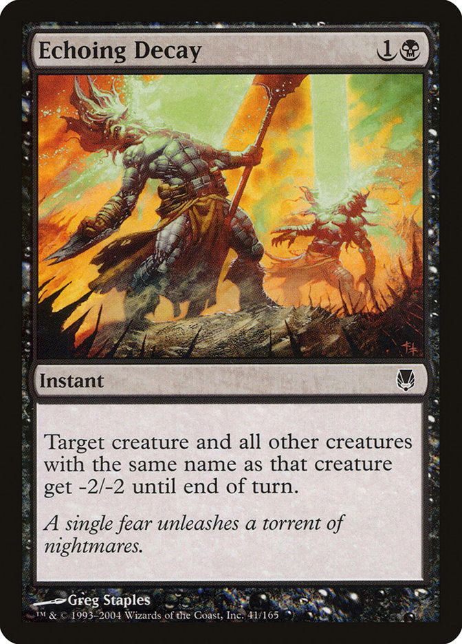 Echoing Decay [Darksteel] [Foil]