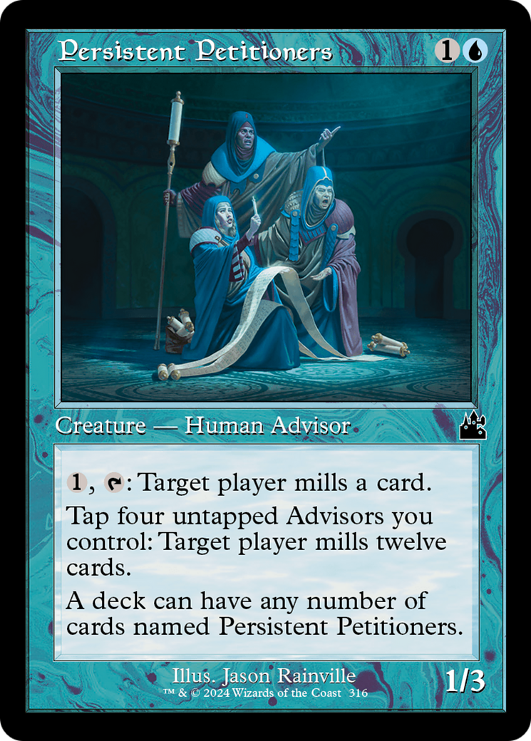 Persistent Petitioners (Retro Frame) [Ravnica Remastered] [Foil]