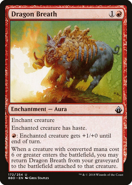 Dragon Breath [Battlebond] [Foil]