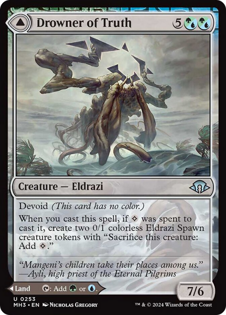 Drowner of Truth // Drowned Jungle [Modern Horizons 3] [Foil]