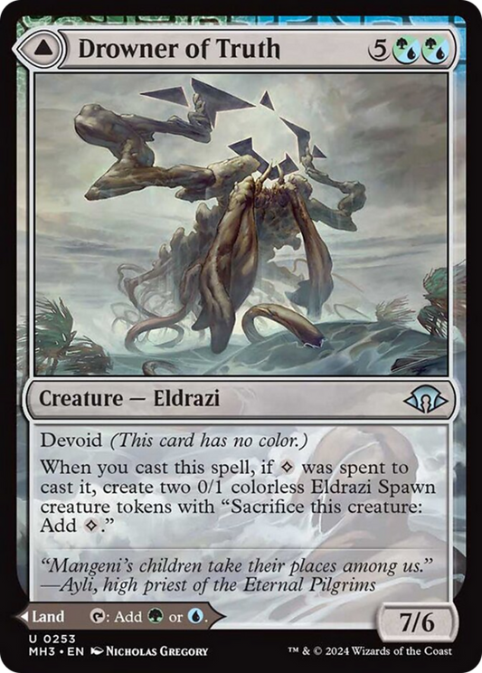 Drowner of Truth // Drowned Jungle [Modern Horizons 3] [Foil]