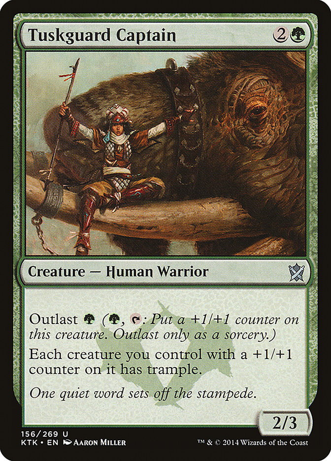 Tuskguard Captain [Khans of Tarkir] [Foil]