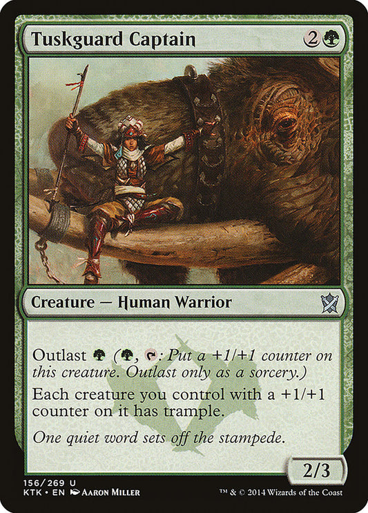 Tuskguard Captain [Khans of Tarkir] [Foil]