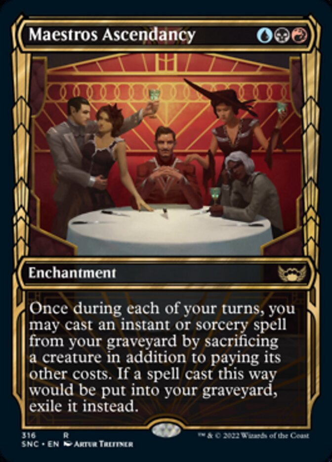 Maestros Ascendancy (Showcase Golden Age) [Streets of New Capenna] [Foil]